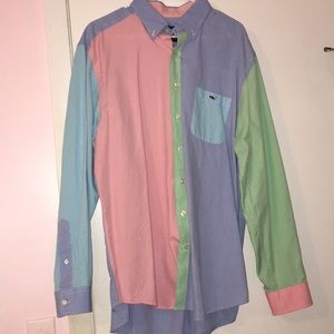 Vineyard Vines multicolor pastel button down